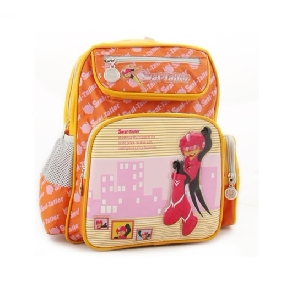 Waterproof Solid Popular Cartton Images on Kids Backpack