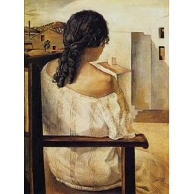 The Window to Sit Abstract on Canvas Painting Frameless Oil Painting