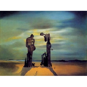 Archaeological Curfew Abstract on Canvas Painting Frameless Oil Painting