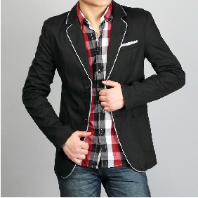 Men's Leisure Suit Simple&Plain Clothing In The Style Of Korea