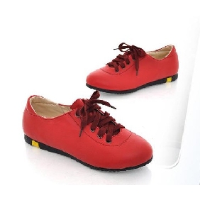 Ladies' Casual Shoes Flat Heels Laced Platform Shoes