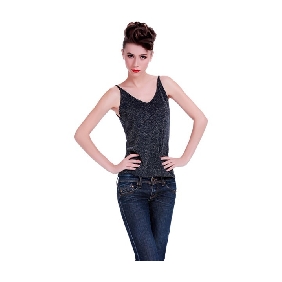 V-neck Spaghetti Straps European and American Style Camisoles