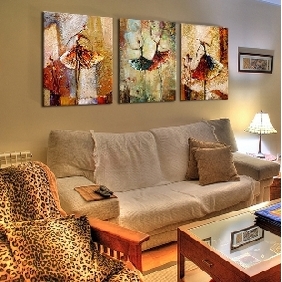 Frameless Abstract on Canvas Painting Ballet Hand-painted Oil Painting