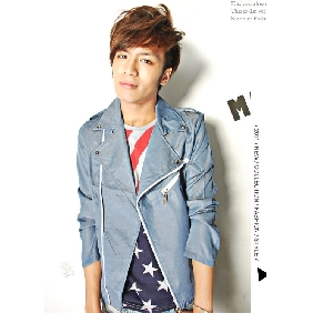 Male Spring Clothing Fashion Leisure Jacket Turn-down Collar Thin Jacket
