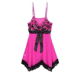 Sexy Skirt Suit Transparent Tulle Lace V-neck Sexy Underwear