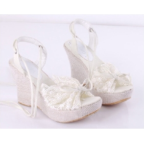 Women's Gentlewoman Princess Ankle Strap Wedge Sandals