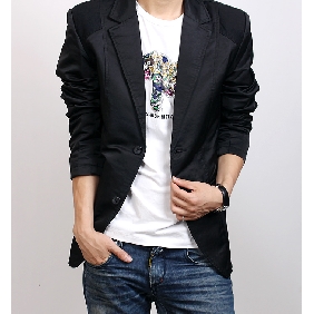 Fall&Winter Clothing Men's Simple Leisure Suits Slim Fit