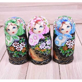 Russian Classical Handicraft 7 Layers Matryoshka Painted Dolls