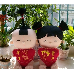 Wedding Present Lovely Wedding Dolls Couple Dolls With Red Heart