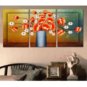 Classic Flowers Canvas Frameless European Abstract Paintings