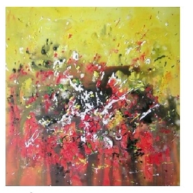 Classical Pure Hand-painted Frameless European Abstract Oil Paintings