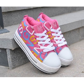 Women's Recreational Increased Shoes Letters Baba Shoe Platform Shoes