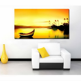 Setting Sun Scenery Designs Canvas Oil Painting