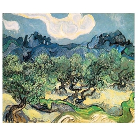 Frameless Van Gogh Olive Trees Michael's Scenery Canvas Oil Painting