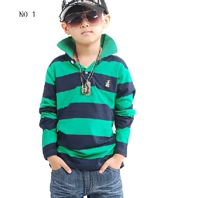 Children's Long-sleeved T-shirt Boys' Polo Shirt