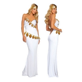 Women's Floor-length Lace-up Backless Dresses