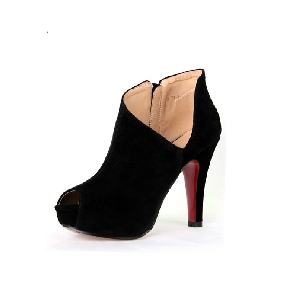 Women's Genuine Leather Sandals Ol Platform Fish Mouth Shoes