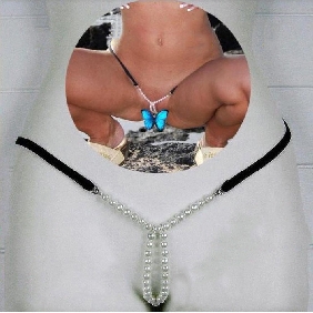 Pearl Massage G-string Hipster T-back
