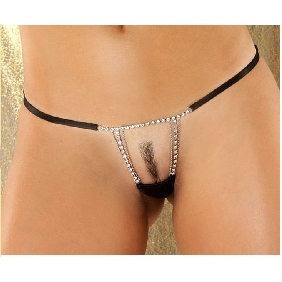 Cotton Diamond Low-waist Sexy T-Back Women's Panties