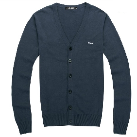 Men's Slim V-neck Sweater Cardigan Korea Coat