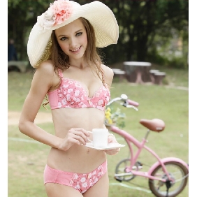 Japanese Deep V Dramatic Lift Bra Brief Underwear Sets