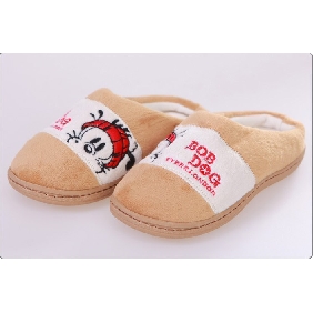 Full Velvet Non-slip Cartoon Cotton Baby Slippers