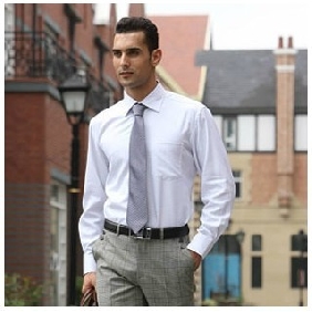 Long Sleeve Business White Shirts for Men