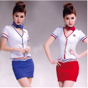 Stewardess Costumes DS Performance Apparel Night Clubs Uniforms