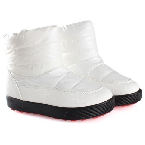 Ladies' Fashionable Non-slip Waterproof Platform Flats Warm Eiderdown Cotton Ankle Snow Boots for Women