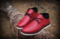 Men's PU Leather Smooth Lace-up Ankle-length Buckle Casual Boots