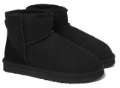 Winter Type Snow Boot Outsole Material Genuine Leather Wool Ankle Boot