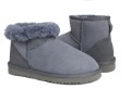 Classic Ladies' Gray Wool Bailey Button Ankle Boots