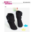 Women's Leather Beauty Roman Brown Stiletto Ankle Boots