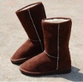 Woman Brown Sheepskin Classic Snow Boot