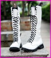 Fashion Military Mid Knee High Lace Up Women Boots