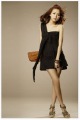 Black One Shoulder Sleeveless Dresses