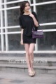 Bat Shape Black Chiffon & Silk Skirts