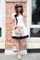 Lady Summer Chiffon Short Sleeve Flowers Skirts