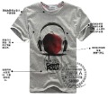 Pure Cotton Printing O-Neck Short Sleeve Breathable T-shirt