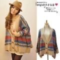 Women's Batwing Knitted Woolen Sweaters Cardigan