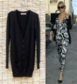 Long Sleeve V-neck Autumn Knitwear Women's Sweater
