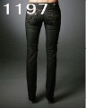Lady Fashionable Breathable Beading Slim Skinny Jeans