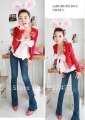 Cotton Long Sleeve Round Collar Women's Jeans