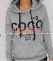 Light Gray Women's Even Cap Pocket Sweatshirts