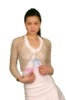 Single Color Cotton Short Sleeve V Neck Knitted Summer Women Tank Tops