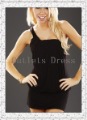Women's Black One Shoulder Cotton Wear Tops
