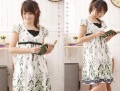 Flowers Korean Cotton Anti-Allergy Anti-Bacterial Maternity Clothing