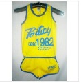 Yellow Pure Cotton Baby Shirt & Pants Clothing Sets