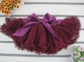 Purple With Ribbons Polyester & Nylon Baby Skirts
