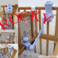Plastic Electric Baby Swing Bed / Cradle